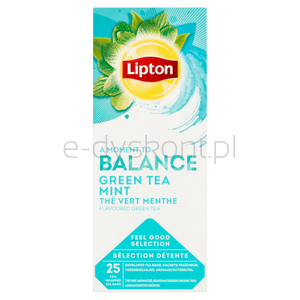 Lipton Herbata Classic Green Tea Mint 25 Kopert X1,6G