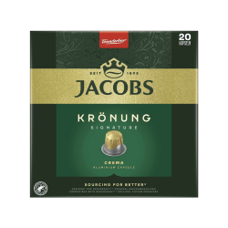 Jacobs Kawa Mielona Kronung Crema w kapsułkach 20 sztuk