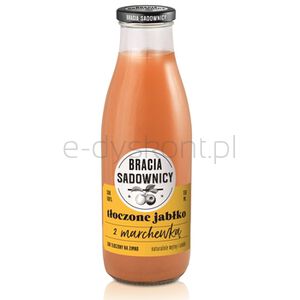 Bracia Sadownicy Sok Tłoczony 750 Ml Jabłko-Marchew