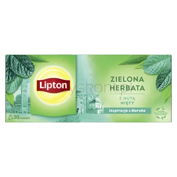 Lipton Herbata Green Tea Mint 20Torebek