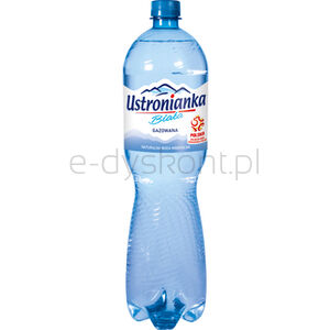 Woda Ustronianka Gazowana 1,5L