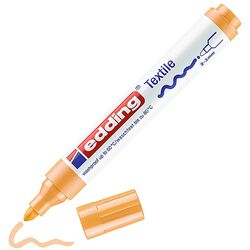 Edding Marker tekstylny e-4500 2-3 mm, jasnopomarańczowy