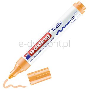 Edding Marker tekstylny e-4500 2-3 mm, jasnopomarańczowy