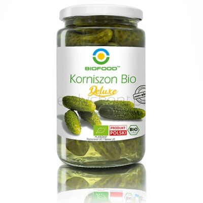 Biofood Ogórki Korniszony Deluxe Bio 740/440  G