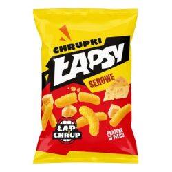 ŁAPSY Chrupki kukurydziane o smaku sera 130 g