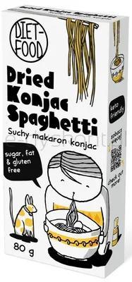 Makaron Shiritaki Konjac Spaghetti Suchy 80 G