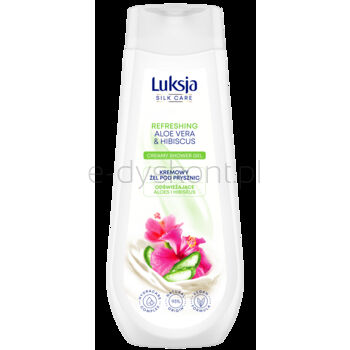 Luksja Silk Care Kremowy Żel Pod Prysznic Aloes I Hibiskus 500 Ml