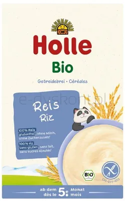 Holle Kaszka ryżowa, bezMleczna powyżej 4 m-ca życia BIO 250 g