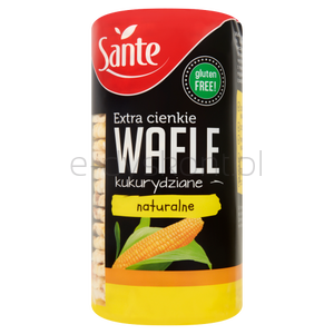 Sante Extra Cienkie Wafle Kukurydziane 120g