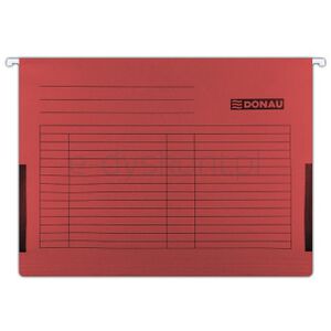 Donau Teczka zawieszkowa z boczkami, A4, 230gsm, czerwona