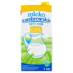 Mlekpol Mleko Zambrowskie UHT1,5% 1L