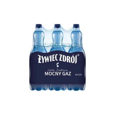 Żywiec Zdrój Mocny Gaz 1500 ml (w tym +0,50 zł/szt. zwrotnej kaucji)