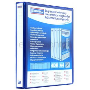 Donau Segregator ofertowy PP, A4/4RD/65, niebieski