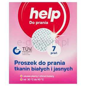 Proszek Do Prania Help Biały 455 G Mw Dobry Wybór