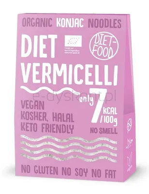 Makaron Konjac Vermicelli  Shirataki Bezgl. Bio 300 G