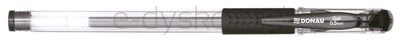 Donau Długopis żelowy z wodoodpornym tuszem 0,5mm, czarny