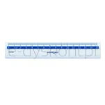 Linijka Plastikowa Keyroad, 15 Cm, Zawieszka, Transparentna - 2