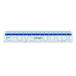 Linijka Plastikowa Keyroad, 15 Cm, Zawieszka, Transparentna - 2