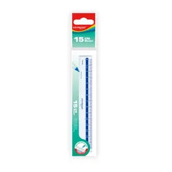 Linijka Plastikowa Keyroad, 15 Cm, Zawieszka, Transparentna