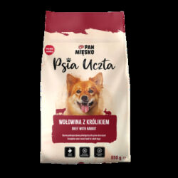 Pan Mięsko Psia Uczta Wołowina Z Królikiem 850 G