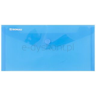Donau Teczka kopertowa zatrzask, PP, DL, 180mikr., niebieska
