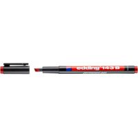 Edding Foliopis permanentny e-143 B  1-3mm, czerwony [BIURO]