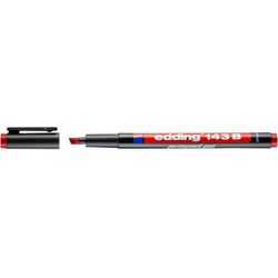 Edding Foliopis permanentny e-143 B  1-3mm, czerwony