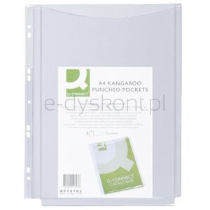 Q-Connect Koszulki na katalogi PVC, A4, krystal, 150mikr., 5szt.
