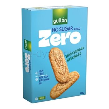 GULLÓN Ciastka ze zbóż pełnoziarniste bez dodatku cukrów 216g