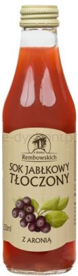 Sok jabłkowy tłoczony z aronią 250 ml