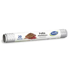 Stella Folia Aluminiowa Z Tłoczeniem 20M Rolka