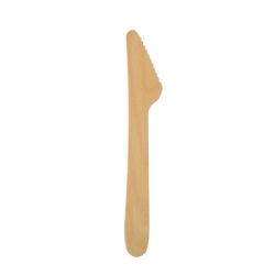 Noże Z Drewna 16,5 Cm, 100 Szt. Papstar Pure
