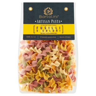 Bartolini Makaron Durum 300G Świderek Nr 3 Pięciosmakowy