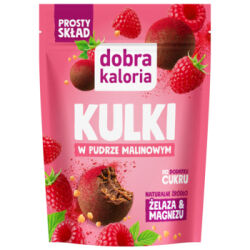 dobra kaloria Kulki w pudrze malinowym 65 g