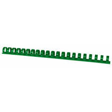 Office Products Grzbiety do bindowania A4, 19mm (165 kartek), 100 szt., zielone