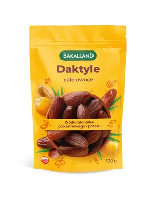 Bakalland Daktyle Całe Owoce 100 G