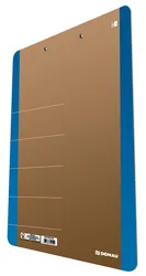 Donau Clipboard  Life, karton, A4, z klipsem, niebieski 