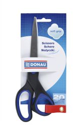 Donau Nożyczki Biurowe Soft Grip, 20Cm, Niebieskie
