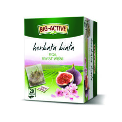 Big Active Herbata Czarna Aromatyzowana O Smaku Mango I Cytryny. 20 Torebek X 2G