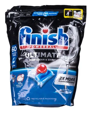 Finish Tabletki do zmywarki Ultimate All in One, 60 szt., regular