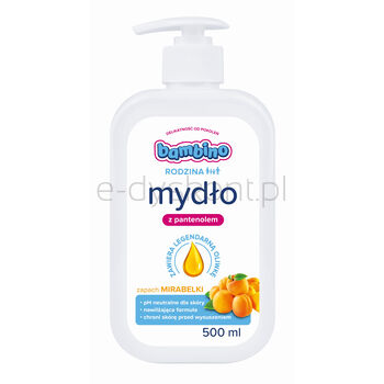 Bambino Mydło Do Rąk Rodzina O Zapachu Mirabelki 500 Ml