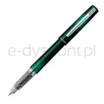 Pióro Wieczne Platinum Prefounte Dark Emerald, M, W Plastikowym Opakowaniu, Na Blistrze, Zielone - 2