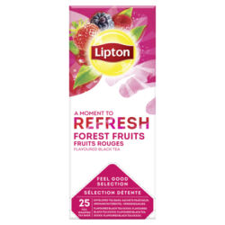 Lipton Herbata Feel Good Selection, Refresh, Owoce Leśne, 25 Kopert