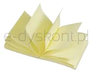 Donau Bloczek Samoprzylepnytypu Z, 76x76mm, 1x100 kart., jasnożółte  - 2