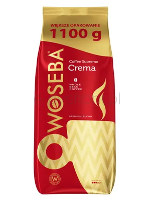 Woseba Kawa Premium Crema Gold, Ziarnista, 1100G