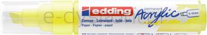 Marker akrylowy e-5000 EDDING, 5-10 mm, żółty neonowy