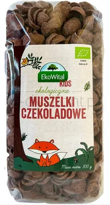 Muszelki Czekoladowe Bio 300 G