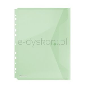 Donau Teczka kopertowa zatrzask, PP, A4, 200mikr., z europerforacją, zielona