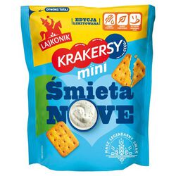 Lajkonik Mini Krakersy ŚmietaNOVE 100g