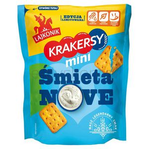 Lajkonik Mini Krakersy ŚmietaNOVE 100g